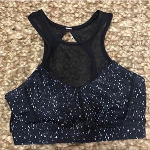 Lululemon High Neck Mesh Sports Bra